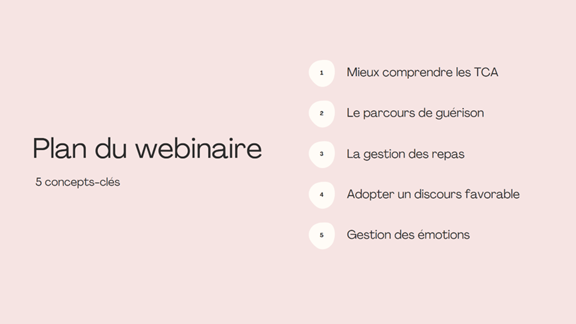 Webinaire S’outiller pour mieux aider : Comprendre les troubles alimentaires – Image 2