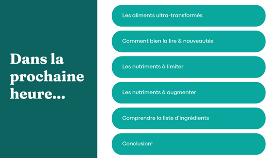 Webinaire Lire les étiquettes nutritionnelles en 30 secondes – Image 2