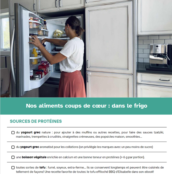 Guide gratuit - Nos aliments coups de coeur pour vous inspirer